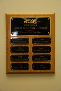 Arthur Spellberg Memorial Employee of the Year 1999-2006